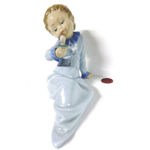 lladro BABY With PACIFIER FIGURINE 8" Child #5099 Porcelain 1980 5th Mark Spain! - Picture 1 of 9